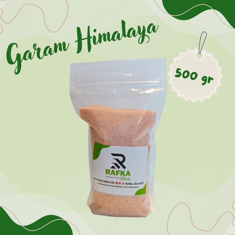 

GARAM HIMALAYA HALUS 500 GRAM HIMALAYAN SALT PINK