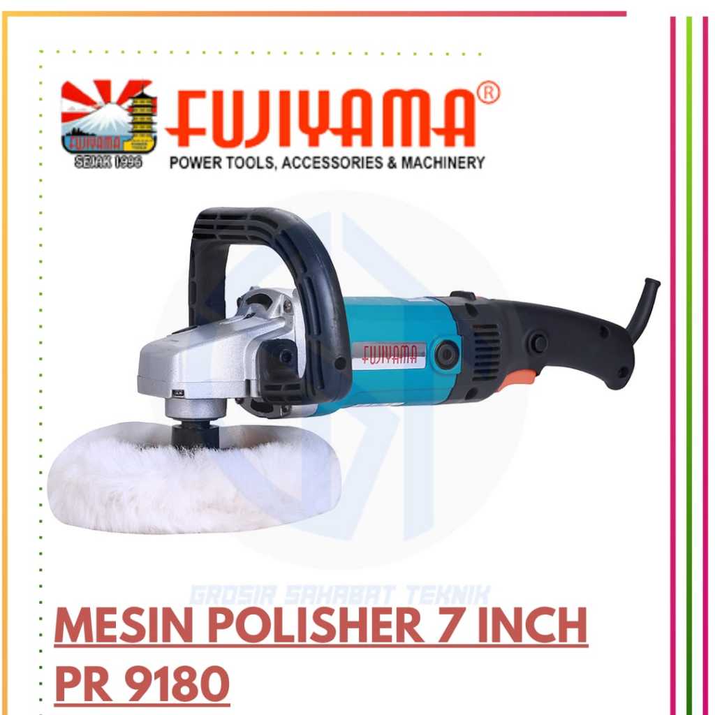 TERMURAH POLISHER FUJIYAMA PR9180 MESIN POLES MOBIL 7 INCH POLISHER PR 9180N