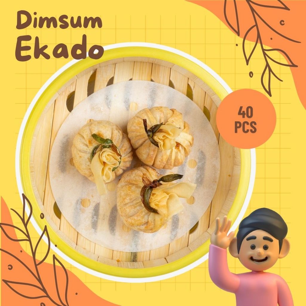 

Dimsum Goreng Ekado Isian Ayam dan Udang