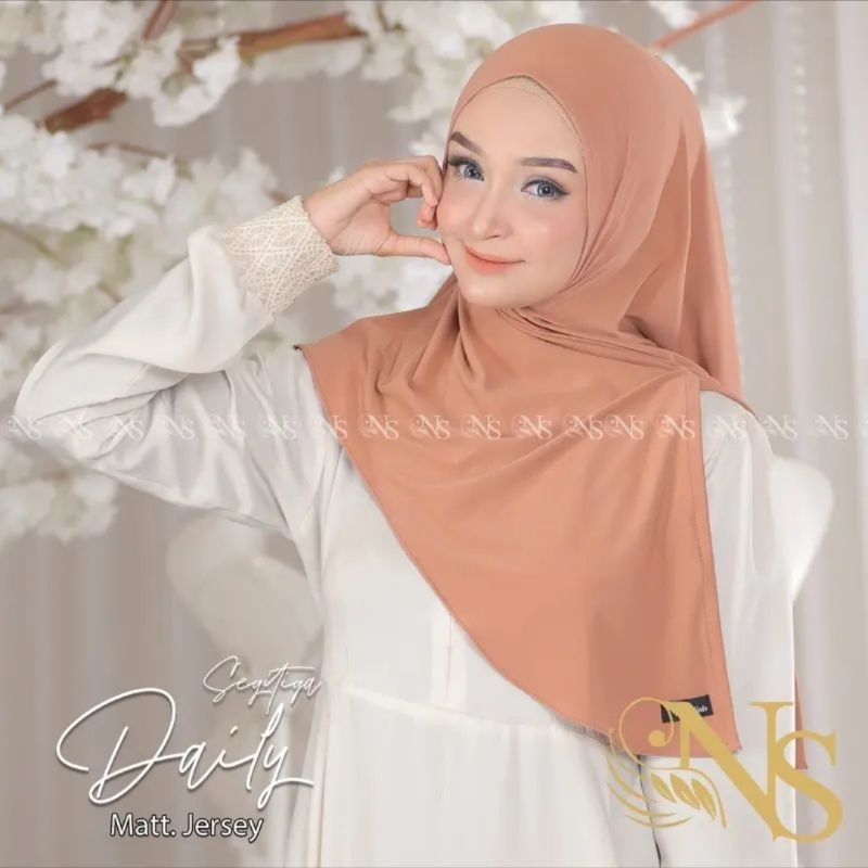 Ns Hijab-Segitiga instan jersey premium-Daily