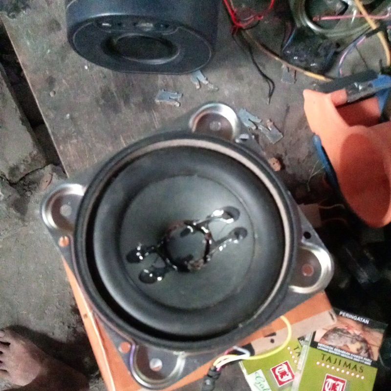 Speaker Subwoofer 4in Double Coil Ori Copotan Polytron
