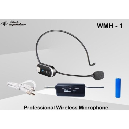 Mic Wireless BlackSpider WMH 1 Headset Original