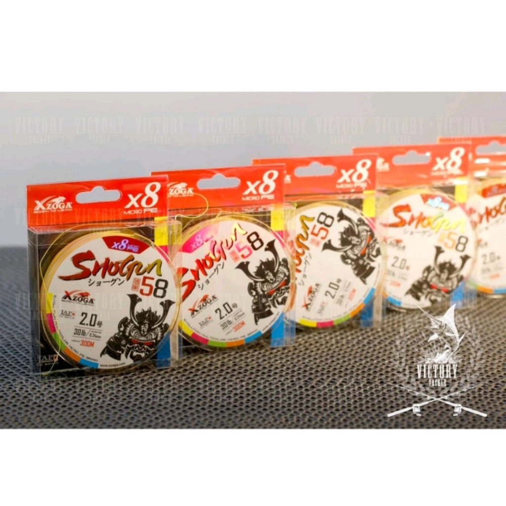 Senar pancing benang PE xzoga Shogun ,58