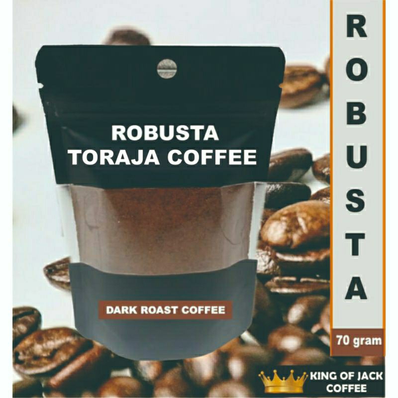 

kopi robusta Toraja 70gr fresh roasted