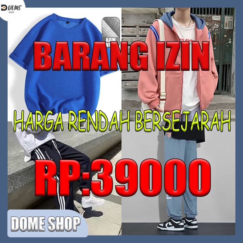 Celana hitam panjang pria karet Kain waffle Celana kebesaran Jaket varsity pria gaya korea Lengan pe