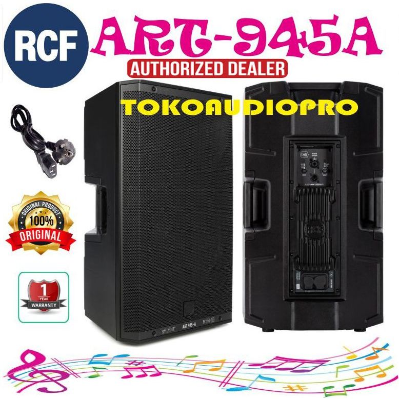 Speaker RCF ART945A 2-Way 15 Inch Speaker Aktif Original RCF ART-945A