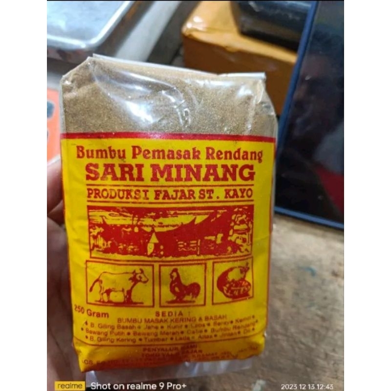 

Bumbu Pemasak Rendang Sari Minang 250gr