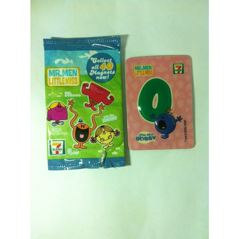 THOIP. Mr. Men Little Miss Magnets - O. Bossy by 7-Eleven 2009