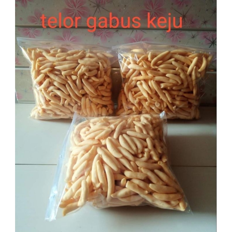 

[Cemilan][kue kering] Telor gabus keju DD 250gr