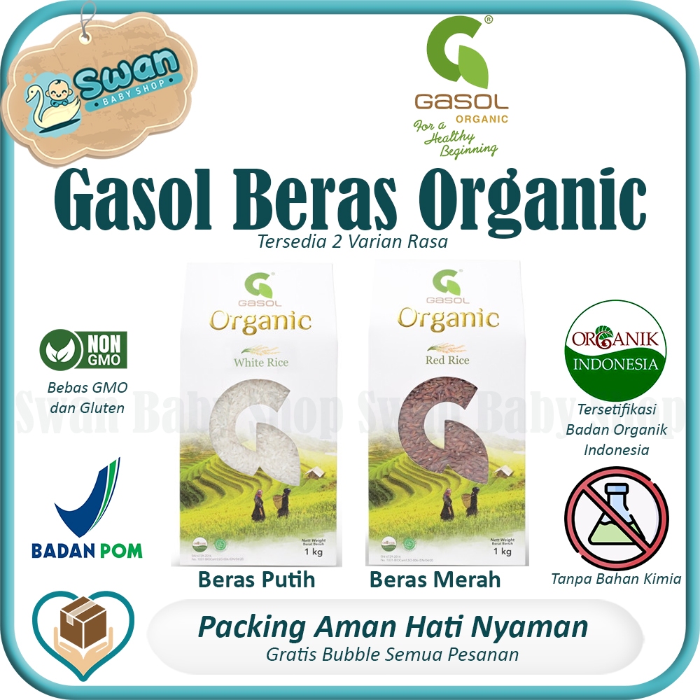 

Gasol Beras Organic 1kg