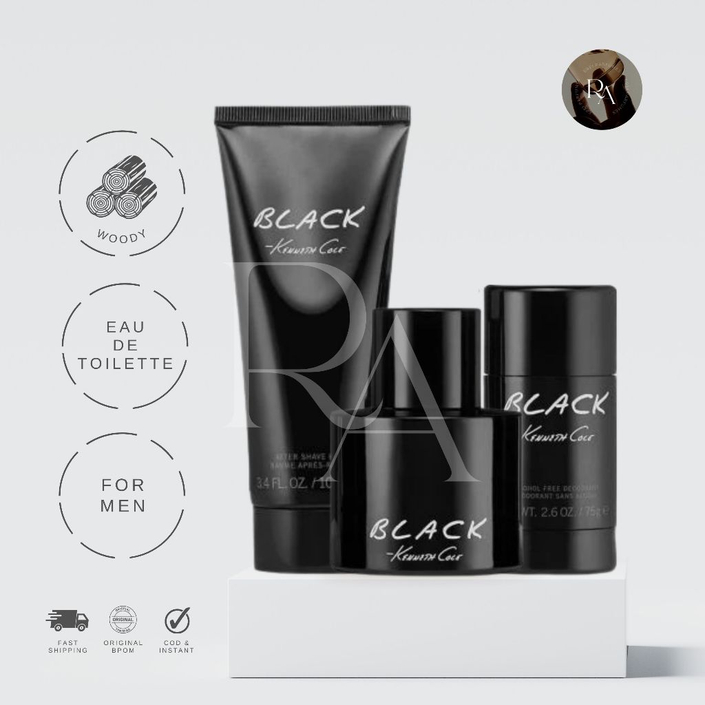 Black Kenneth Cole for Men EDT Gift Set