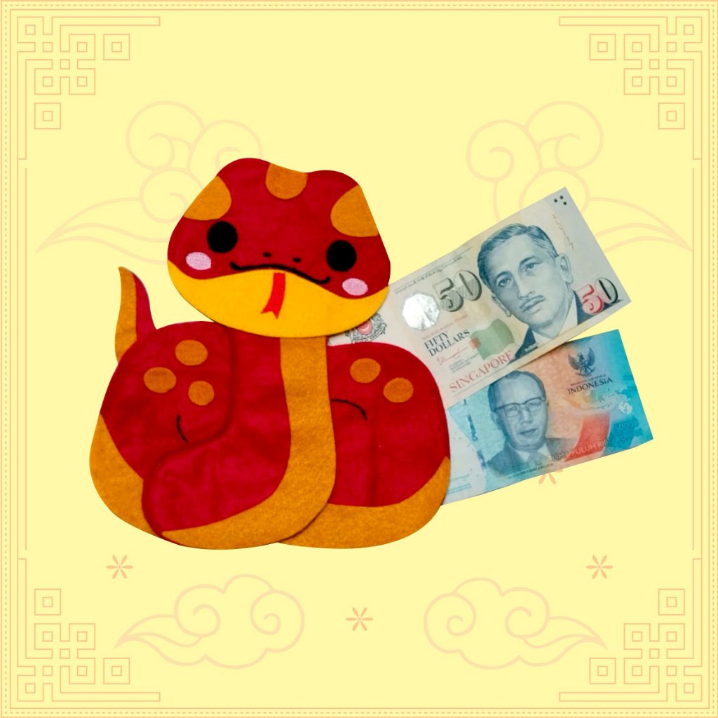 

Angpao Tahun Ular 2025 (Terbuat dari Flanel)