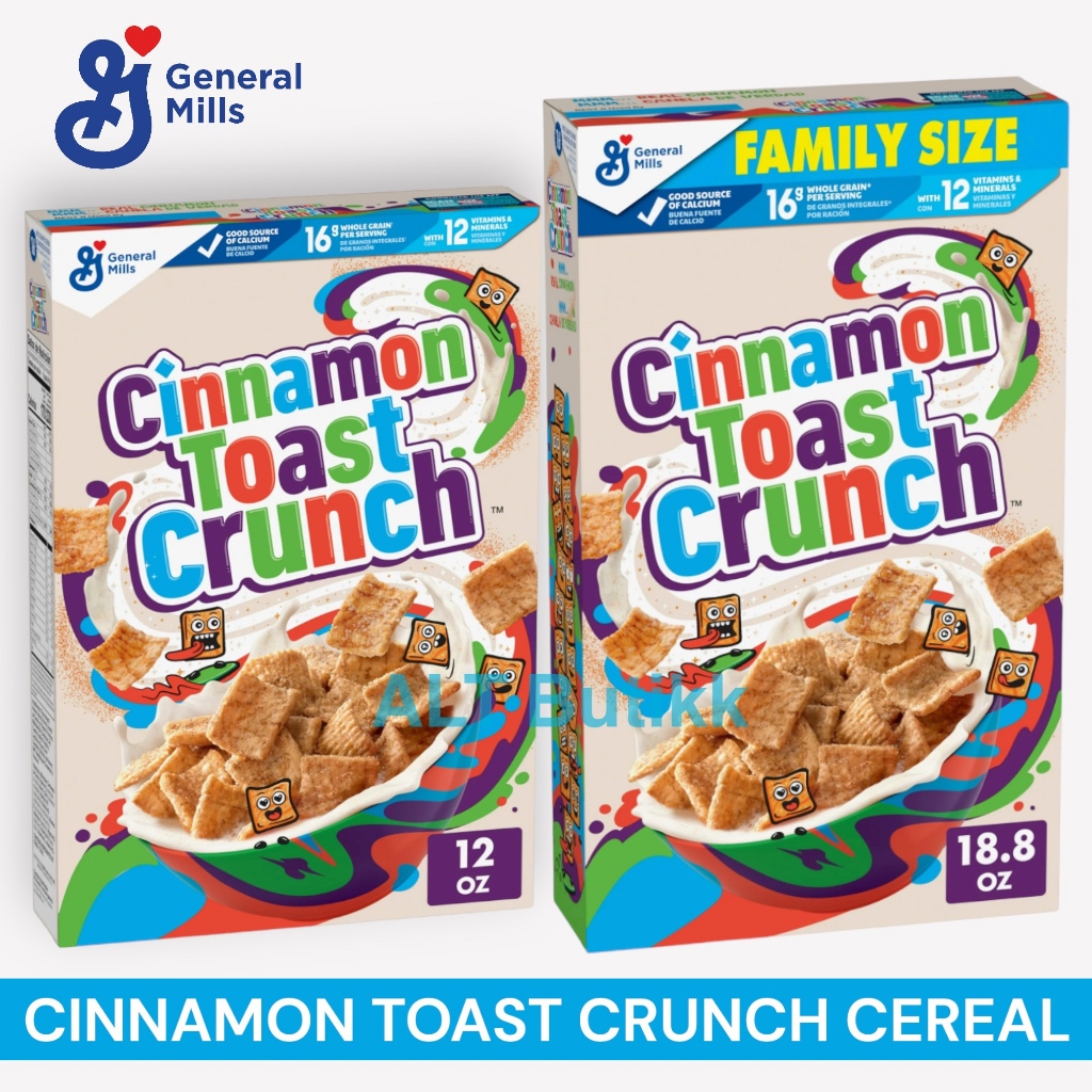 

CINNAMON TOAST CRUNCH CEREAL 12 OZ | 340 gr | GENERAL MILLS USA