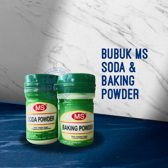 

MS Bubuk ( Baking Powder, Soda Kue - 20 gr ) Sodium Natrium Bikarbonat Pengembang