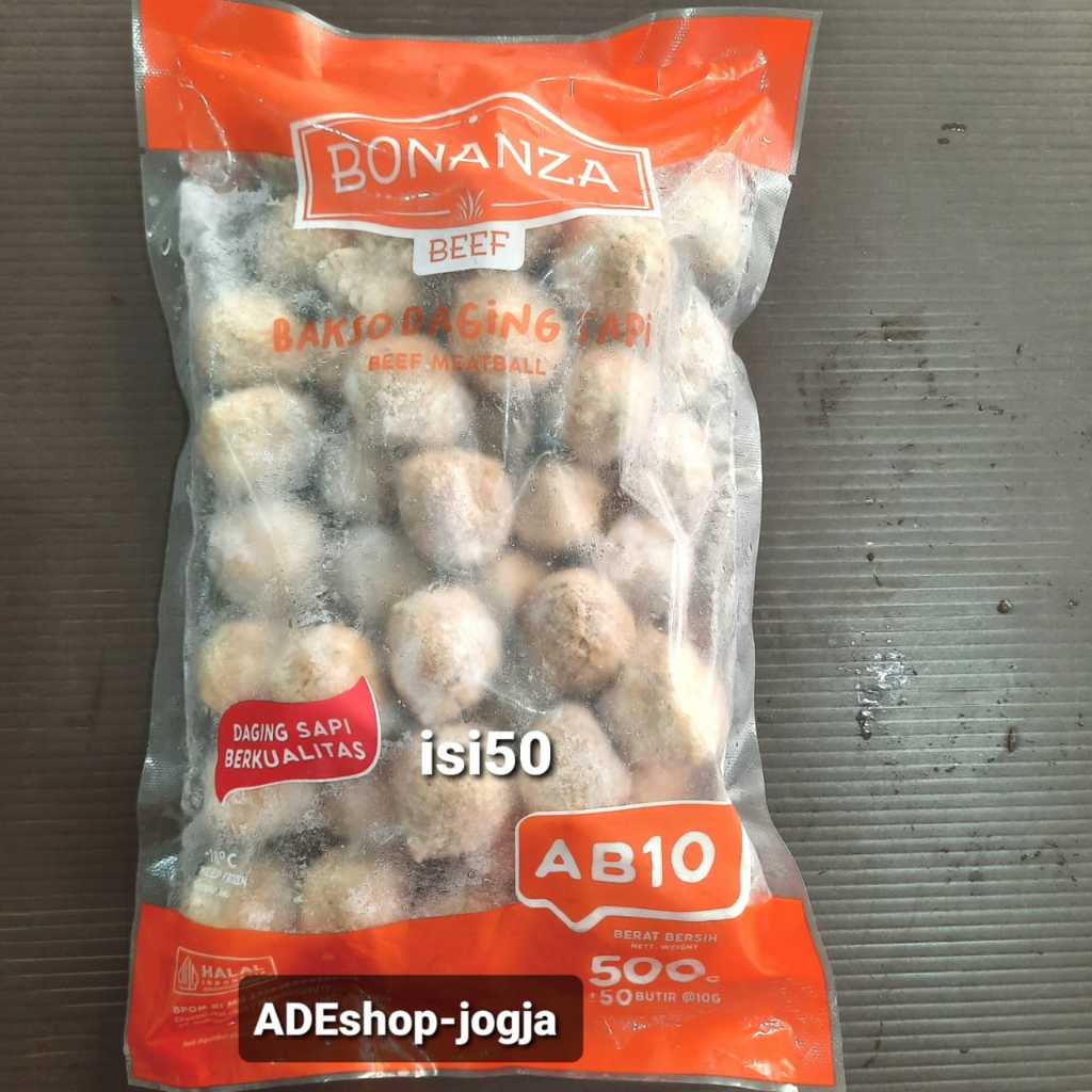 

bonanza bakso sapi AB10 beefball baso 500 gr