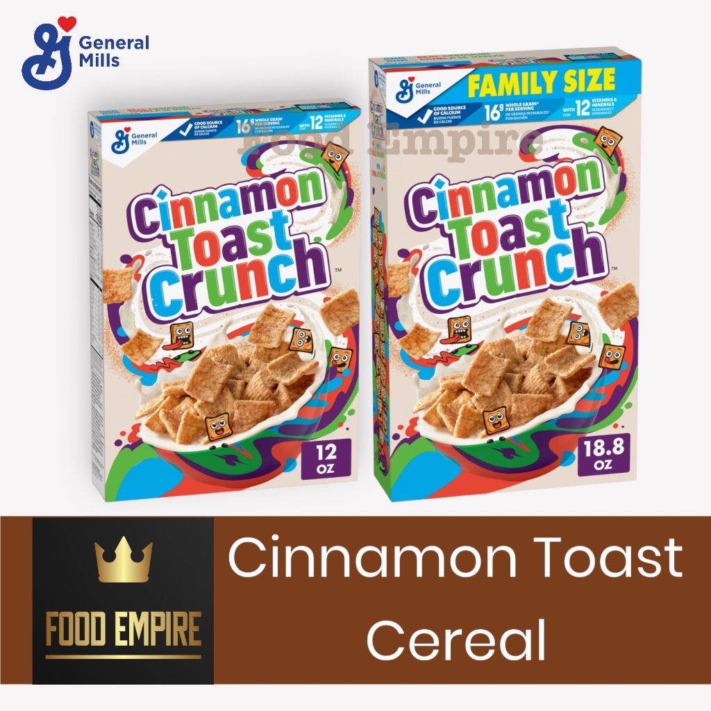 

CINNAMON TOAST CRUNCH Cereal 12 oz | General Mills 340 gram