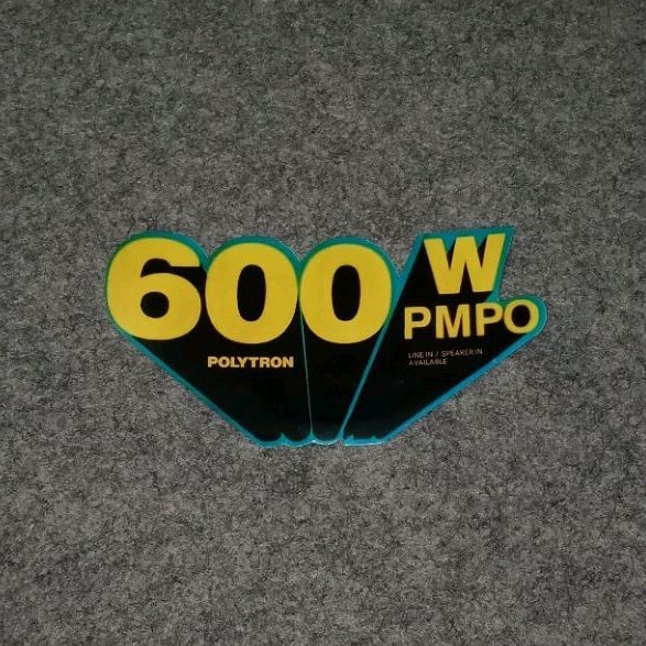 

stiker subwoofer 600w pmpo