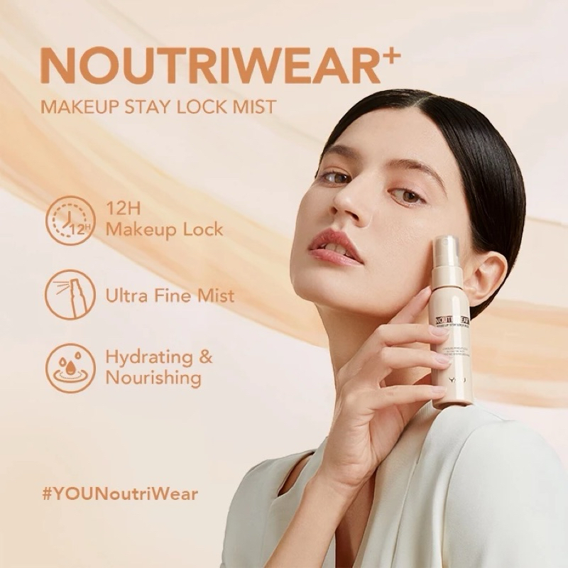 YOU NoutriWear+ Makeup Stay Lock Mist - Setting Spray