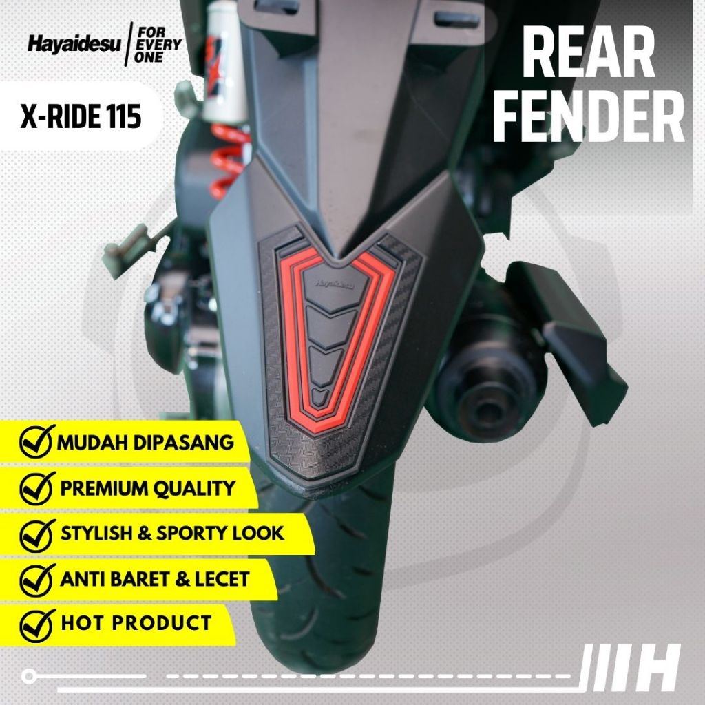 XRIDE 115 Body Protector Rear Fender Cover Hayaidesu
