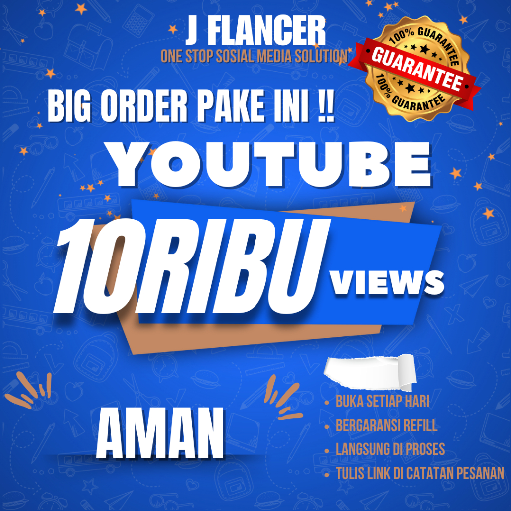 10 RIBU VIEW YOUTUBE TRAFFIC IKLAN