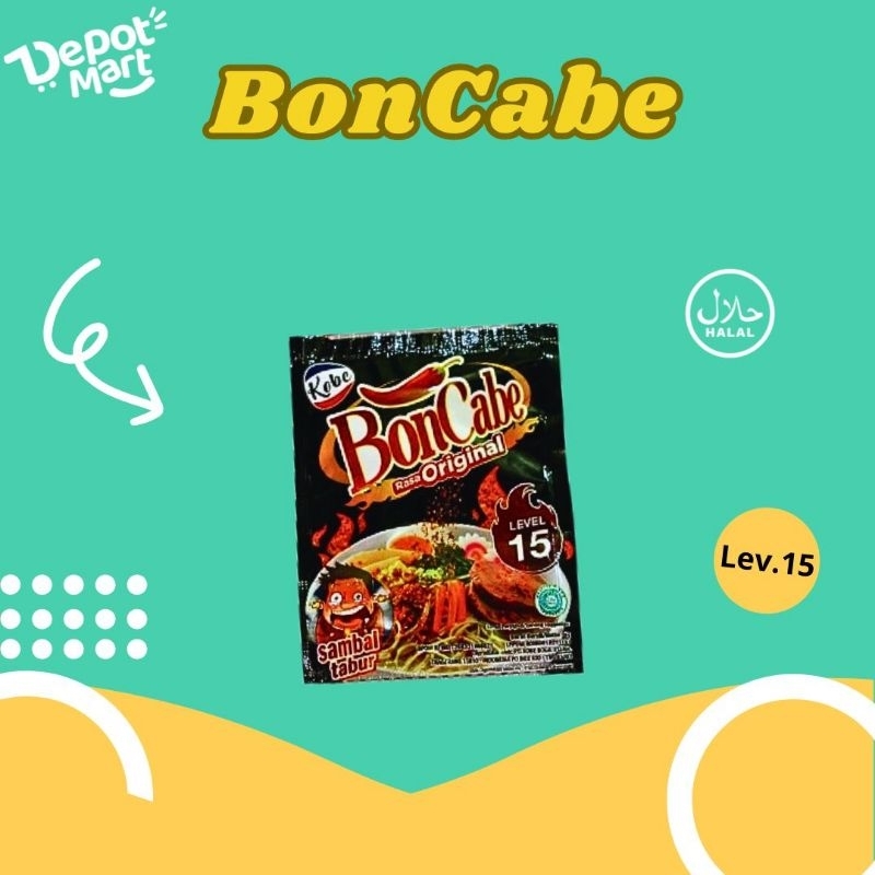 

BonCabe Sambal Tabur Lv15 1 sachet Bon Cabe Kobe