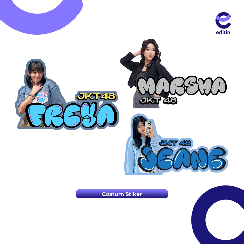 

[5 PCS] JKT 48 | Stikter Vinly