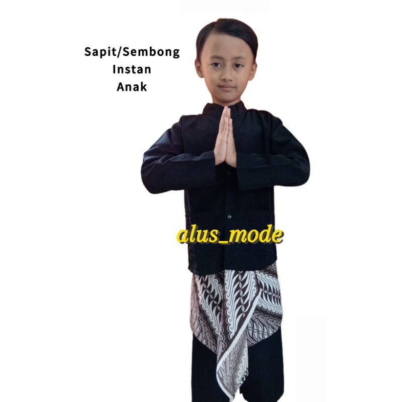 Sapit Urang Instan Sembong Instan Sapit Urang Anak Sapit Urang Dan Blangkon Sapit Urang Dewasa Sapit