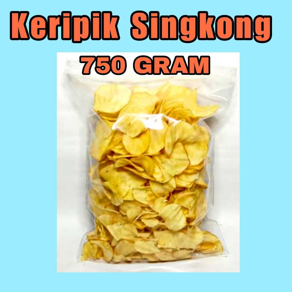 

keripik singkong asin gurih original 750 gram