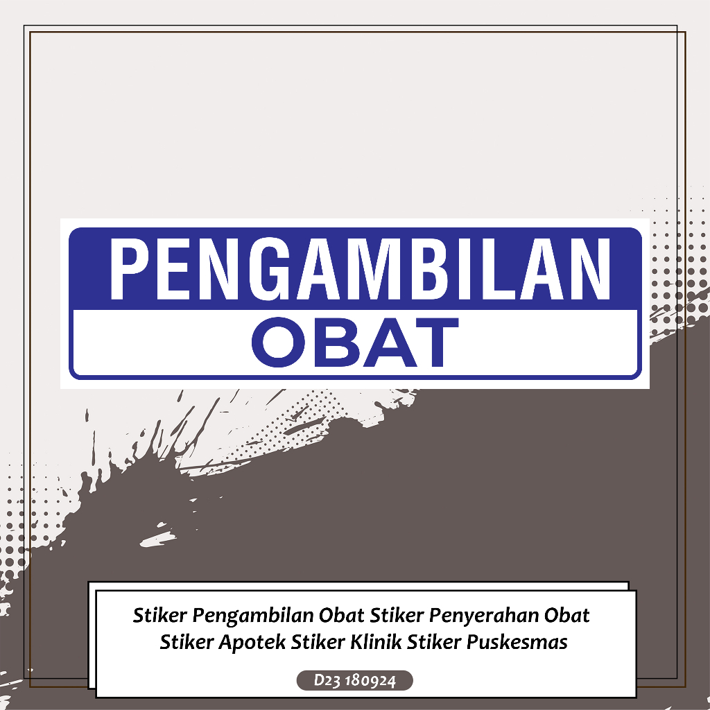 

Stiker Pengambilan Obat Stiker Penyerahan Obat Stiker Apotek Stiker Klinik Stiker Puskesmas