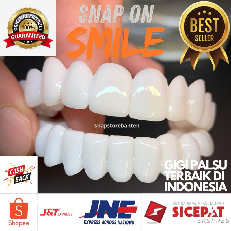 Snap On Smile 100% ORIGINAL Authentic | Snap On Smile Gigi Palsu