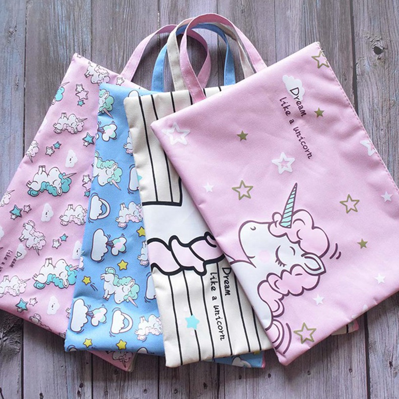 

Diskon 5 Aplikasi Ennwen PF6 Dream Unicorn Portable A4 file Storage pouch bag Tempat Buku Alat Tulis A52