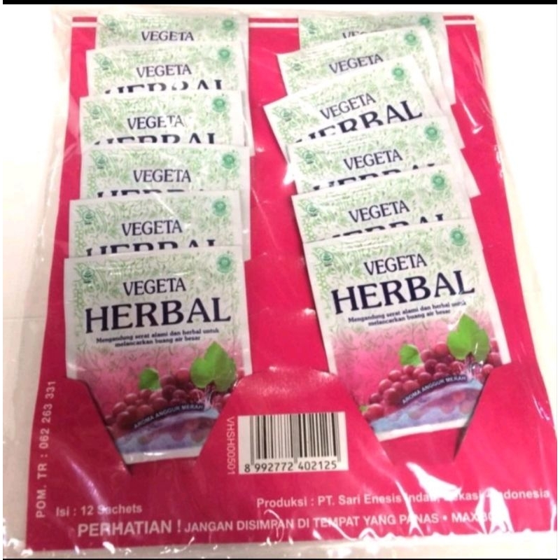 

Vegeta herbal isi 12 saset