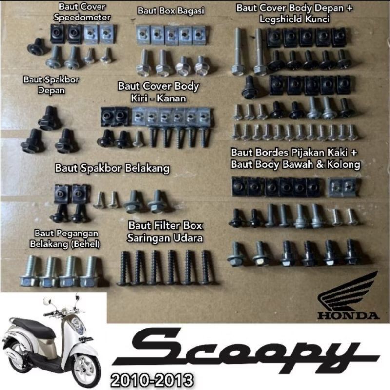 full baud body motor scoopy karbu