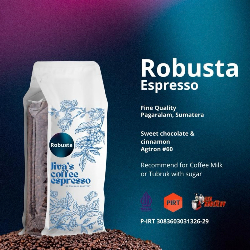 

Biji Kopi Robusta Temanggung Jivrasa / Espresso 100g/200g/500g