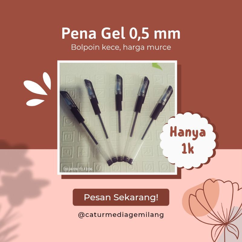 

Pena Gel 0,5 mm | Souvenir Bolpoin