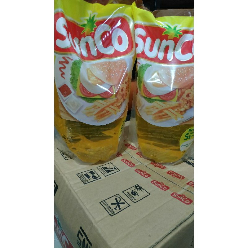 

minyak goreng sunco 2L satu dus isi 6 pcs