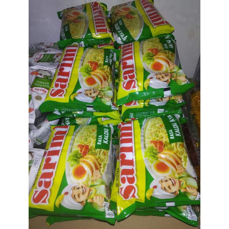 

Mie Sarimi rasa kaldu ayam paket 5bungkus 10.000