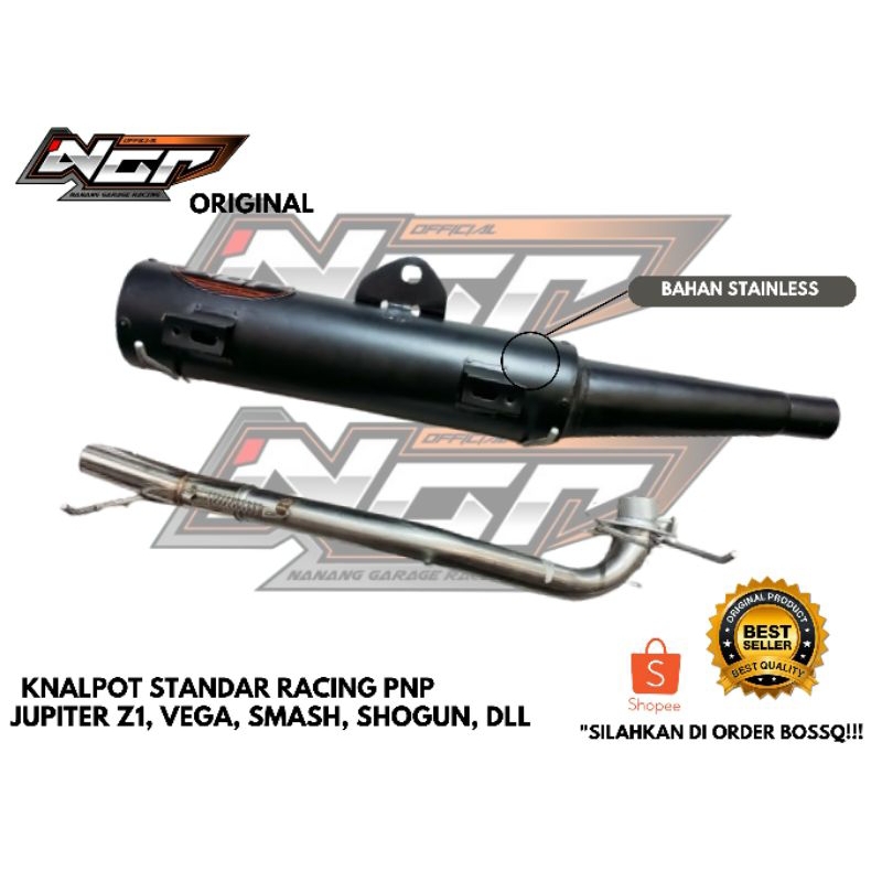 knalpot standar racing jupiter z1 original Yamaha Jupiter z vega r smash 110 dll