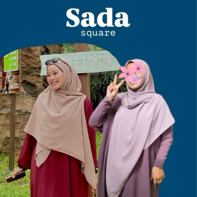 Sada Square jilbab segi empat jilbab segi empat premium jilbab segi empat jatuh jilbab ceruti premiu