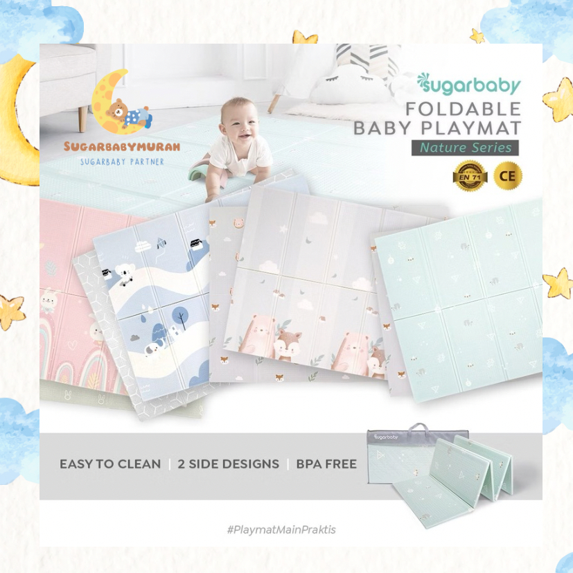 SBM - Sugar Baby Foldable Baby Playmat / SugarBaby Karpet Lipat Playmat Lipat Bayi Karpet Bayi Matra