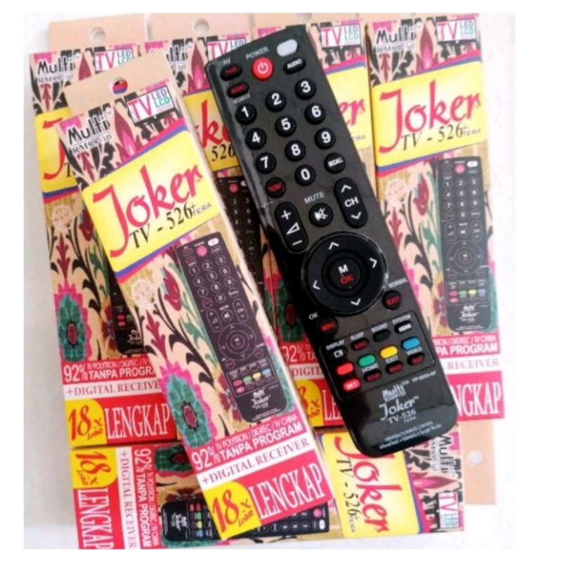 Remot Remote TV Tabung LCD LED Multi Universal Joker Smart TV Android