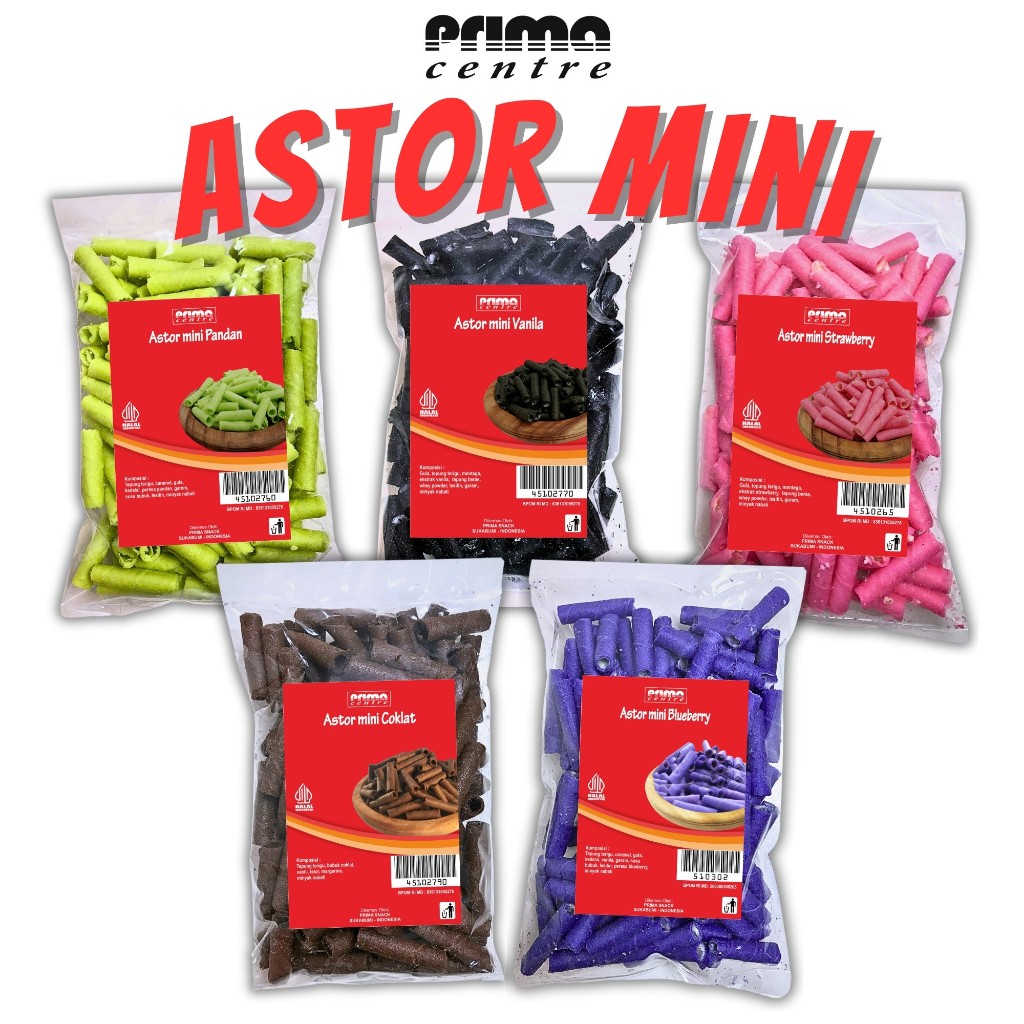 

(SN) ASTOR MINI 220gr WAFER ROLL BARCELONA/MORENA VANILA STROBERI BLUBERI PANDAN COKLAT SUSU