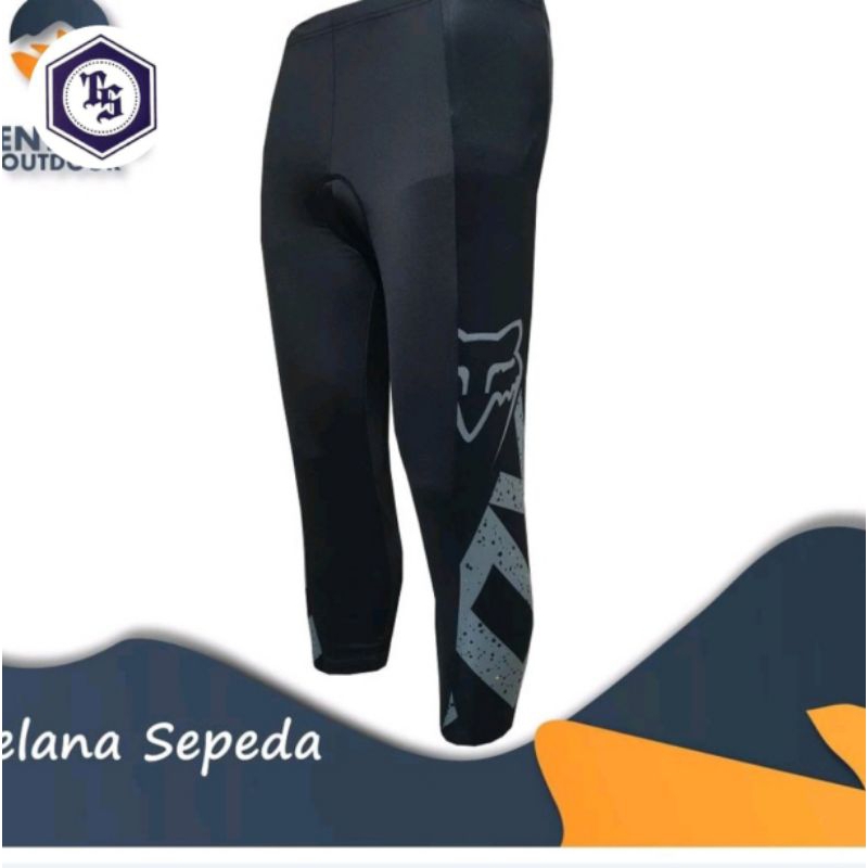 Celana Sepeda Padding Gel Unisex Panjang Dengan Busa Yang Empuk