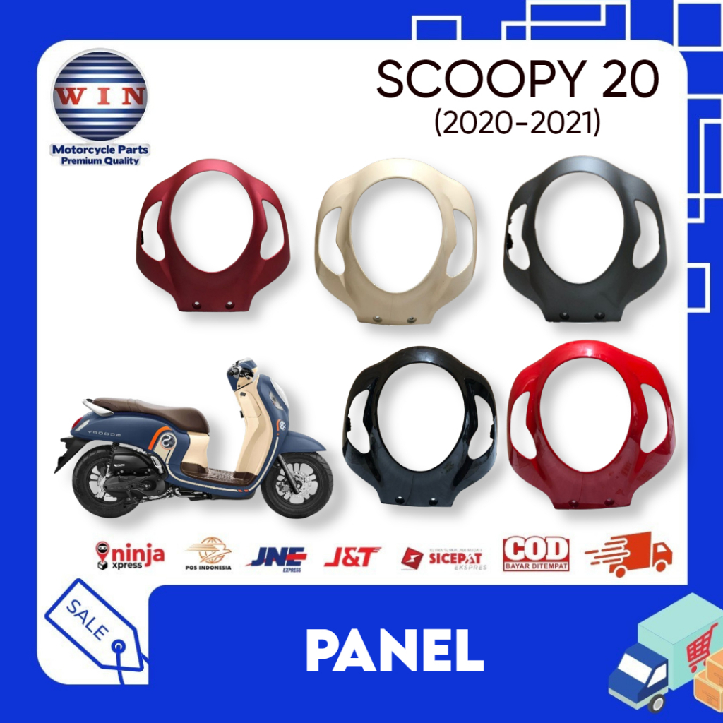 PANEL SCOOPY 2020 TAMENG DEPAN PANEL DEPAN SCOOPY 2020 NEW MERK WIN