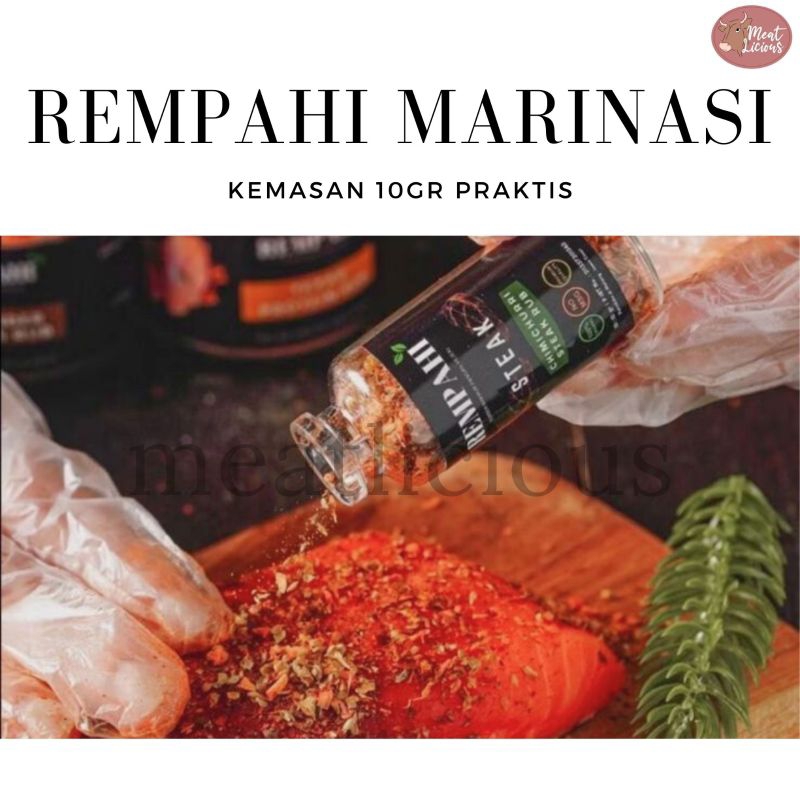 

REMPAHI MARINASI STEAK RUB 10GR (Coriander, Chimmichuri, Texas, Savoury)