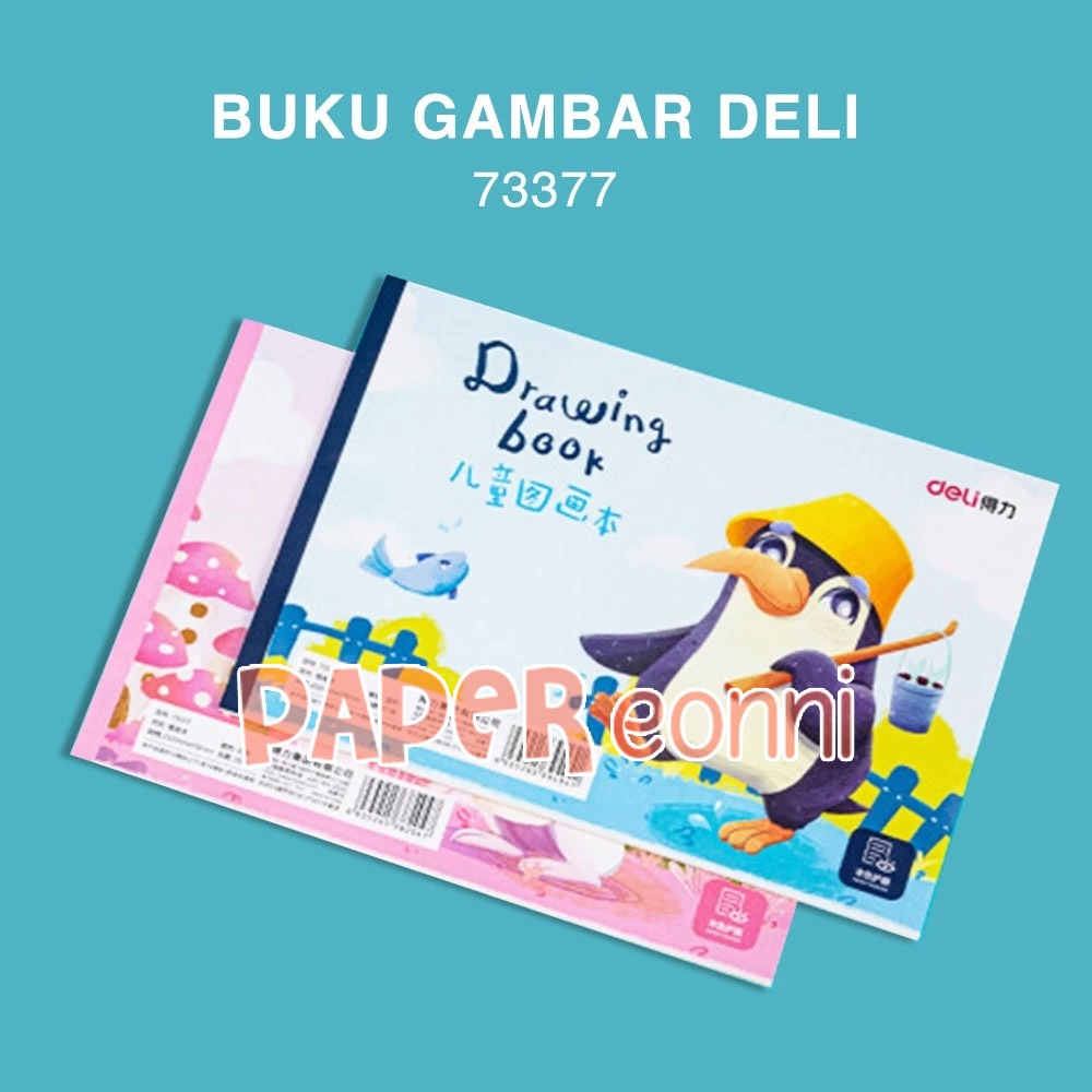 

DELI Buku Gambar 20 Lembar Kertas Tebal Tidak Tembus 73377