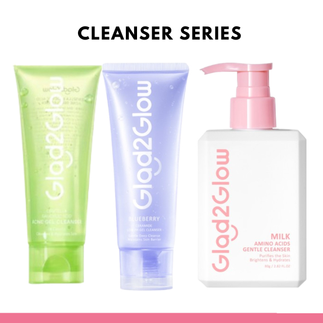 Glad2Glow Facial Wash Pembersih Wajah Low Ph Cleanser G2G Sabun Cuci Muka Face Wash G2Glow Acne