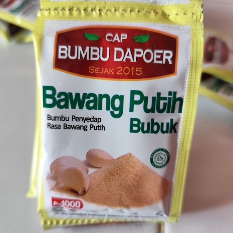 

Bawang putih bubuk@sachet