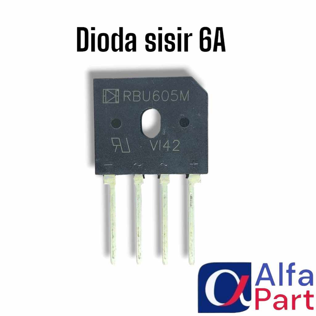 DIODA SISIR 6A 500V PENGGANTI DIODA SISIR 5A