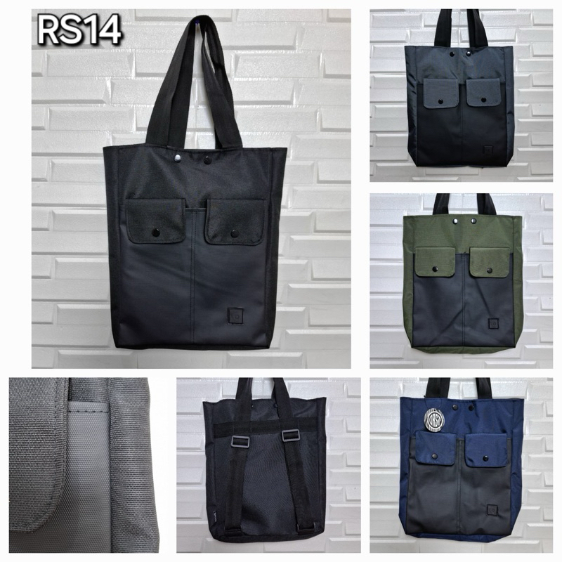 Totebag 2in1 Tas Slempang Ransel Totebag Tas Jinjing - Ours ist XL